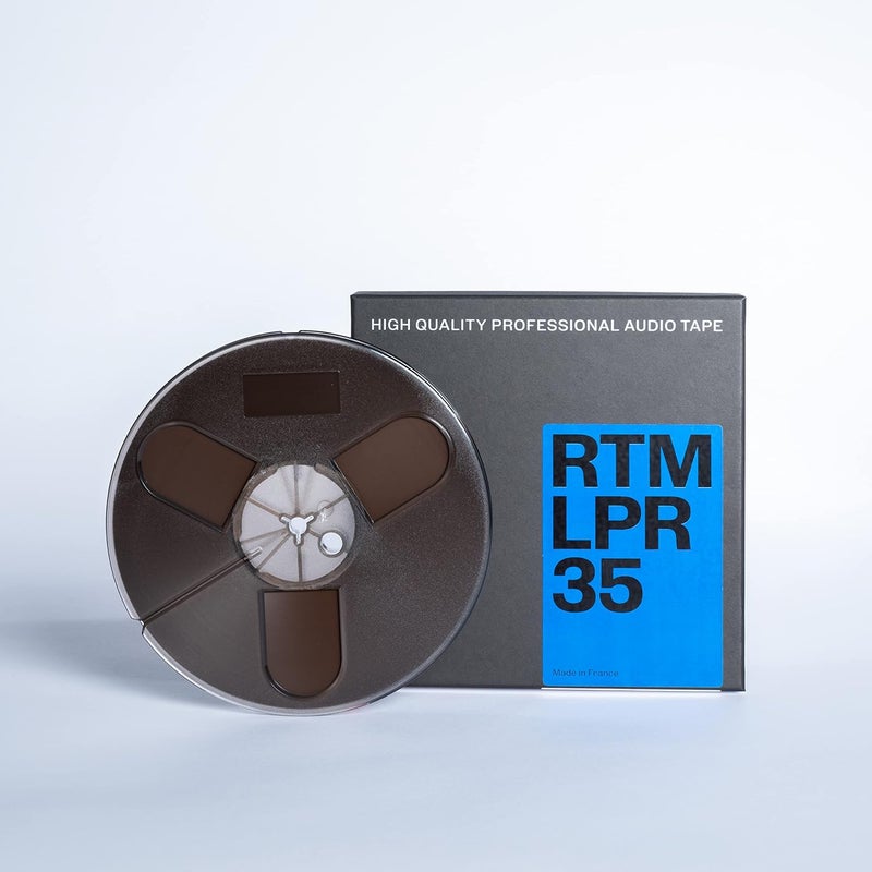 RTM Industries RTM Long Play Recording LPR 35 ¼ inch - Reel to Reel Magnetic Tape for Audio Recording - 1800 ft Trident Plastic Reel - 7 inch Diameter - Image 1